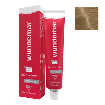 WUNDERBAR HAIR COLOR CREAM COLORATION PERMANENTE 8/07