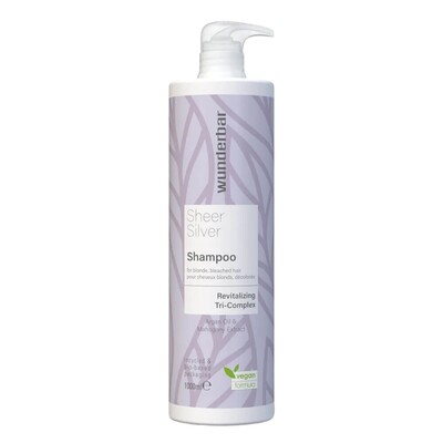 WUNDERBAR Sheer Silver Color Protect Shampoo Roxo para Cabelos Loiros