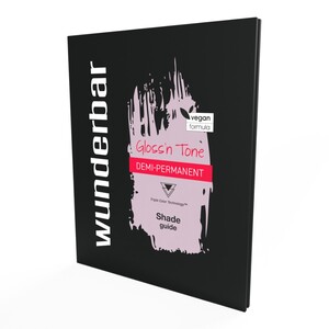 WUNDERBAR Gloss'n Tone DEMI-PERMANENT COLOUR CHART