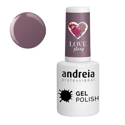 Andreia Gel Polish Love Story collection 307 Purple Metallic