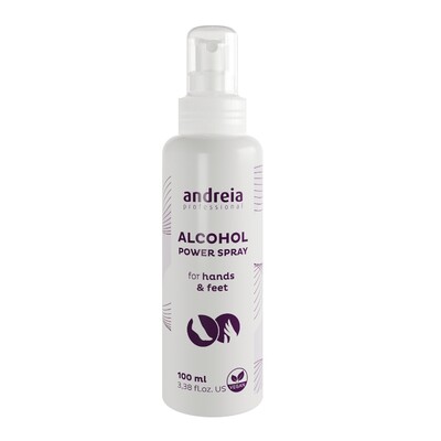 ANDREIA ALCOHOL POWER SPRAY CLEANSING SOLUTION FOR HANDS AND FEET