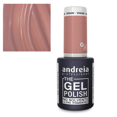 ANDREIA THE GEL POLISH G06 Nude Clair métallique