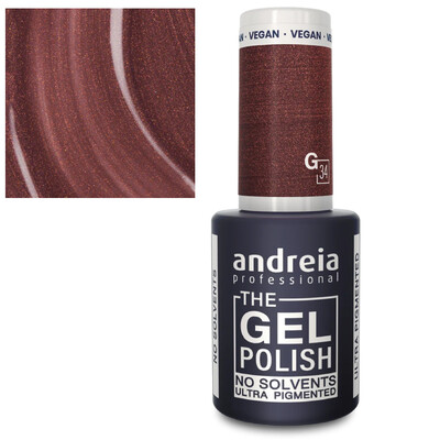 ANDREIA THE GEL POLISH G34 MARRON MÉTALLISÉ