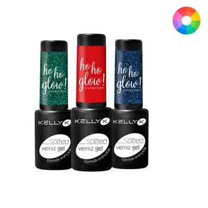 KELLY K SPEED VERNIZ GEL COLEÇÃO HO HO GLOW