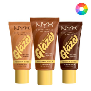 NYX PRO MAKEUP BUTTERMELT GLAZE SOFT GLOW SKIN TINT SPF 30