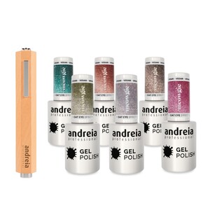 ANDREIA VERNIZ GEL POLISH COLEÇÃO MEOWGIC CAT EYE EFFECT + IMAN MAGNET