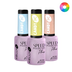 Kelly K Speed Verniz Gel Plus Coleção Candy K