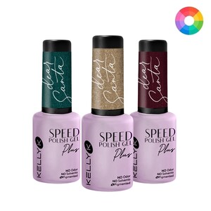 Kelly K Speed Verniz Gel Plus Coleção Dear Santa