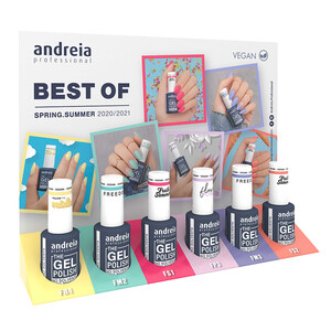 ANDREIA THE GEL POLISH PACK BEST OFF MINI EXHIBITOR OFFER