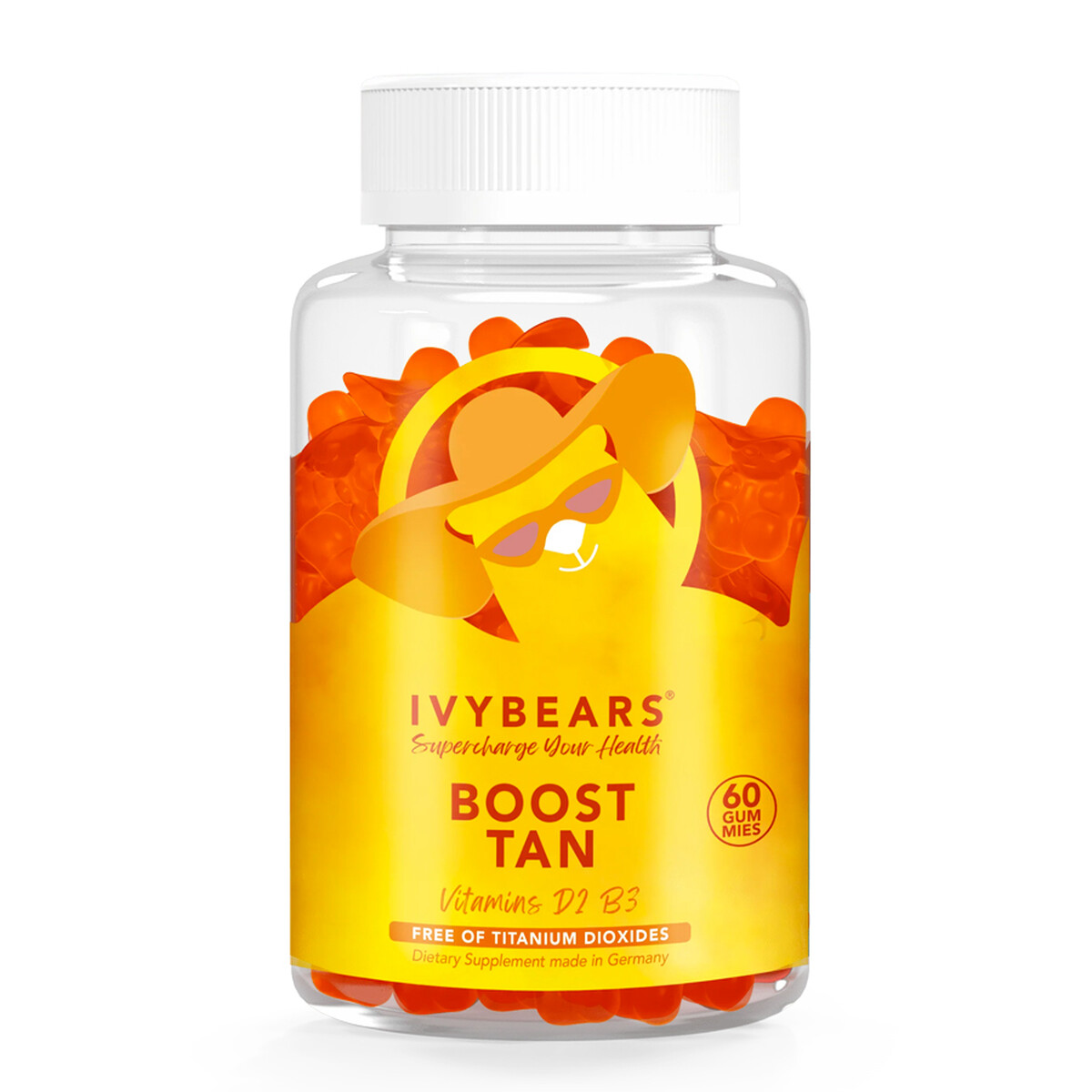 Ivybears Boost Tan Suplemento Vitaminico Bronzeado Saudável - 60...