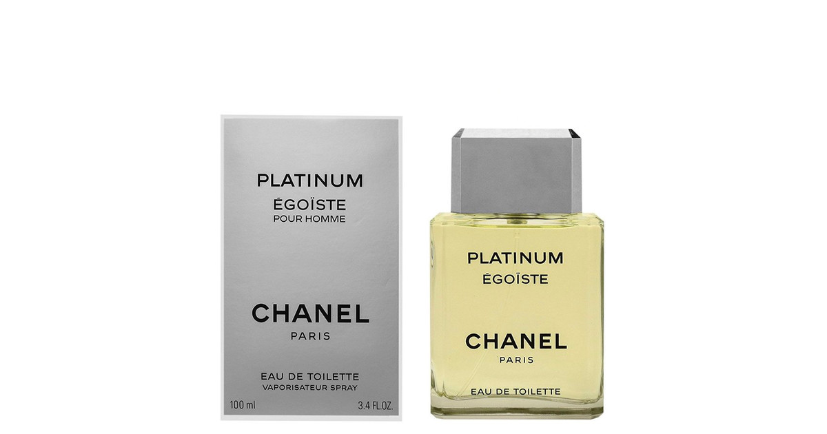  Egoiste Platinum by Chanel for Men, Eau De Toilette Spray, 3.4  Ounce : Beauty & Personal Care