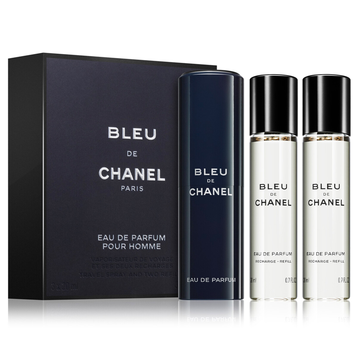 Chanel Bleu Eau De Parfum - 3X20Ml » Fragances For Him » Fragances...