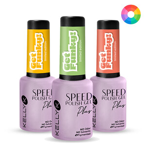 KELLY K SPEED GEL POLISH PLUS GET FUNKY COLLECTION