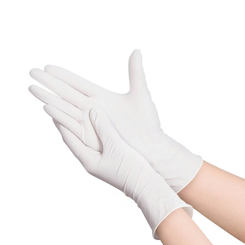 Latex gloves with 2