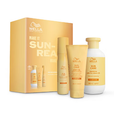 WELLA INVIGO SUN CARE PACK SHAMPOO + CONDICIONADOR + SPRAY