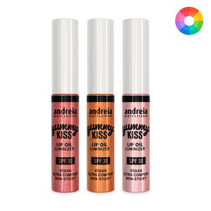 ANDREIA YUMMY KISS LIP OIL ILUMINADOR PARA LÁBIOS SPF30